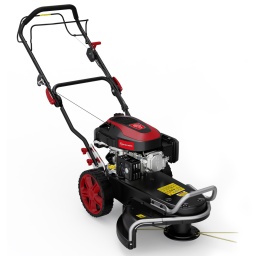 Marque:ELEM Garden TechnicGarantie:3 ansDescription:Cette débroussailleuse sur roues de la marque Elem Garden est idéale pour débroussailler, tondre ou faucher des espaces verts de 1000M² max.Contrairement à une débroussailleuse classique, ce modèle sur roues vous permettra de faire un travail prolongé sans se fatiguer.Ses grandes roues vous permettent de travailler sur des terrains difficiles comportant des herbes hautes, des broussailles épaisses, des ronces…Plus puissante qu'une débroussailleuse classique, elle est conçue pour des travaux lourds sur de grandes surfacesPour vous assurer une bonne prise en main, elle dispose d'une poignée ergonomique « softgrip ».Caractéristiques:- Puissance : 173 CC / 3.3 Kw- Couple max : 8.8Nm- Largeur de travail : 560 mm- Capacité du réservoir d'essence: 1.5 L (95 ou 98 oct.)- Capacité du réservoir d'huile: 0,6 L (SAE 10W-30)- Auto-tractée- Hauteur de coupe réglable de 30 à 75mm- Diamètre max du fil nylon : 4mm- fil nylon fourni : 2x 580mm- Type de carter : acier- Poignée Softgrip- Poids net : 34 kg- Garantie 3 ansCode EAN/GLN:5411074313982Poids:37.00 kg