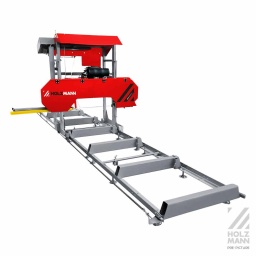 Scie à grumes à essence HOLZMANN BBS920PRO-G : Puissante, précise et de facile utilisation.La scie à grumes HOLZMANN BBS920PRO-G est idéale pour ceux qui exigent une grande précision lors du débitage de grumes en planches.
Garaantie 2ans
Qu'il s'agisse de bois résineux, de bois dur, de bois sec ou gelé, cette scierie puissante s'adapte à tous les types de bois. Grâce au réglage électrique de la hauteur de coupe et à l'avance électrique de l'unité de coupe, la machine est particulièrement confortable et efficace à utiliser. Son puissant moteur à essence permet une utilisation même dans des endroits dépourvus d'électricité.
La longueur de coupe maximale dépend des rallonges ajoutées ; la version de base atteint 5,2 m.
La même lame de scie convient à tous les types de bois.
Construction robuste et sans vibrations.
Entretien minimal.
Facile à utiliser.
Roues en fonte de précision.
Guides de précision.
Mandrin excentrique.
Réglage électrique de la hauteur de coupe.
Avance électrique. Rail d'extension disponible en option (BBS92O_RB).
Démarrage électrique.
Fluides de fonctionnement :
Carburant : 9 l (E 95)
Huile moteur : 1,6 l (15W40)
Réservoir de liquide de refroidissement : env. 2 L (solution d'eau savonneuse)
Matériaux inclus :1 lame de scie, rallonge de 5.2 m en total.
Données sur les moteurs
Puissance moteur S1 W
16800
Type de moteur
RATO R740D
Cylindrée cc
739CC 27CV
Type de carburant
E95
Scies á ruban
Dimensions banda mm
4136 x 34 x 1,1
Vitesse bande abrasive m/min
1080
Volants mm
Ø 475
Diamétre maxi. mm
Ø 920
Ouverture maxi entre les ruban mm
780
Sections complémentaires m
2
Épaisseur des volants mm
1,5 - 2,2
Niveau puissance sonore- vibreur
Niveau de puissance sonore en dB
98
Niveau de pression acoustique en dB
89
Poids
Poids brut kg
621
Poids net kg
542
emballage
Largeur emballage mm
1.120
Longueur emballage mm
2.280
Hauteur emballage mm
860
Information générale
Code EAN
9120132141158