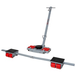 Chariot de transport pour machines et charges lourdesLe chariot à roulettes HOLZMANN SLRF8 est la solution professionnelle idéale pour le transport sécurisé de machines et la manutention de charges lourdes dans les ateliers, les environnements industriels, les entrepôts et les zones d'assemblage
Garantie 2ans
Il convient parfaitement au transport de machines, de coffres-forts, de structures métalliques ou d'autres équipements lourds. Grâce à son système modulaire avec biellette réglable, le SLRF8 offre une flexibilité maximale. Les deux chariots arrière robustes, équipés de supports, sont reliés par une biellette résistante. L'écartement entre eux est réglable, permettant ainsi une adaptation optimale du système aux différentes largeurs de machines et aux centres de charge. Le chariot pivotant avec plateau tournant assure une maniabilité contrôlée et précise.
Charge maximale :
Châssis avec plateau tournant : 8 t
Châssis avec plateau : 8 t (4 + 4 t)
Longueur du timon : 1100 mm
Longueur de la bielle : 400 à 1300 mm
Diamètre du plateau tournant : Ø 160 mm
Dimensions du plateau : 200 x 160 mm (chacun)
Nombre de roues :
Châssis avec plateau tournant : 8
Châssis avec plateau : 4
Poids
Poids brut kg
68
Poids net kg
65.80
emballage
Largeur emballage mm
500
Longueur emballage mm
550
Hauteur emballage mm
140
Information générale
Code EAN
9120132141752