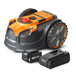 Marque:LawnmasterGarantie:1 anDescription:La facilité d'une tondeuse robot sans avoir besoin d'un câble périphérique, d'une prise électrique extérieure ou d'une application.Combine une caméra et des capteurs avec un logiciel de reconnaissance pour identifier l'herbe et naviguer autour de votre pelouse.Fournie avec une batterie lithium-ion 24V 4.0Ah et un chargeur rapide (1H), la tondeuse est prête à être utilisée dès la sortie de sa boîte.Les 3 lames pivotantes peuvent être réglées pour couper l'herbe à un hauteur de 20 à 60mm.Les roues haute qualité et le système d'entraînement puissant permettent de maîtriser des pentes allant jusqu'à 35%.Pour plus de sécurité, la tondeuse détecte et évite les obstacles grâce à la caméra et aux capteurs à ultrasons.Elle dispose également d'une clé de sécurité empêchant l'utilisation par les enfants, et de capteurs qui arrêtent les lames lorsque la machine est soulevée.Vous avez le choix entre deux fonctions de tonte, soit une coupe aléatoire, soit une coupe en spirale.Elle est équipée d'une poignée de transport qui permet de la déplacer facilement.Vu son faible encombrement, elle peut être facilement rangée.Contrairement aux robots classiques, celui-ci ne fonctionne automatiquement qu'en journée donc ne risque pas de blesser certains petits animaux (hérissons) qui sont actifs la nuit.Adaptée pour des surfaces à tondre d'environ 200M².Ce produit est garanti 2 ans.Caractéristiques :- Voltage : 24 V- Batterie : 4 Ah Lithium- Temps de travail : 3H max (l'autonomie dépend de l'état de la pelouse)- Temps de Charge : 60 minutes environ- Largeur de Coupe : 16 cm- Hauteur de Coupe : réglable de 20 à 60mm- Type de Lame : disque avec 3 lames- Pente Maximale : 35%
Code EAN/GLN:6939349520105Poids:8.14 kg