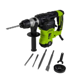 Le marteau perforateur ZIPPER MASCHINEN ZI-BHA1500DN est idéal pour le forage et les petits travaux de démolition et de forage. Conçu pour percer la maçonnerie, la pierre, le bois et le métal. Livré avec un jeu de burins (burins pointus et plats) et de mèches dans un coffret.
GARANTIE 2ANS
Marteau perforateur pour les travaux légers de perçage et de burinage.
4250 coups/min
Porte-outils : SDS-Plus3 fonctions : perçage, perçage à percussion, martelage.
Materiel inclus: mallette en plastique, y compris 3 mèches (Ø 8 mm, 10 mm, 12 mm), 1 x burin pointu, 1 x burin plat, capuchon de protection et graisse lubrifiante.
Données sur les moteurs
Puissance moteur S1 W
1500
Voltage
230 V / 50 Hz
Classe de protection
II
Marteaux de forage et de démolition
Cadesse de frappe Min
4250
Force de frappe Joule
6
Niveau puissance sonore- vibreur
Niveau de puissance sonore en dB
99
Niveau de pression acoustique en dB
91
Poids
Poids brut kg
7.50
Poids net kg
5.10
emballage
Largeur emballage mm
115
Longueur emballage mm
370
Hauteur emballage mm
335
Information générale
Code EAN
9120039235332