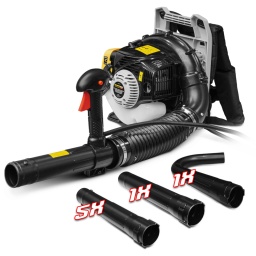 Marque:GARDEOGarantie:3 ansDescription:Vous êtes à la recherche d'un outil capable de se débarrasser des feuilles de votre corniche ? Ce souffleur de feuilles thermique est fait pour vous.Équipé d'un moteur 26 cc, cesouffleur thermique dorsalvous permet de régler la vitesse de la soufflerie jusqu'à une vitesse maximum de 280 km/h. Afin de vous permettre de nettoyer votre toit en toute sécurité, il est livré avec 5 tuyaux d'extension ainsi que d'un tuyau courbé adapté pour atteindre les corniches. Très léger et équipé d'un dossier rembourré et de bretelles ajustables, ce souffleur thermique offre un confort d'utilisation inégalé. Il dispose également d'un système anti-vibration.
Caractéristiques :- Puissance: 26 CC / 0,7 KW- Vitesse de rotation à vide: 7500 t/min- Régime du ralenti: 3500 t/min- Régime max: 9000 t/min- Débit d'air : 8 m³/min- Vitesse soufflerie: 280 km/H- Capacité du réservoir d'essence (sans plomb): 500 ml- Poids net: 5,7 Kg- Dossier rembourré et bretelles réglables pour plus de confort !- Poignée de gaz avec vitesse variable- Embouts ajustables pour plus de commodité- Système anti-vibration- Permet de nettoyer votre toit en toute sécurité tout en étant au sol. (Livré avec 5 tuyaux d'extension + 1 x tuyau courbé pour corniches)- Hauteur de travail Max : 3,35 mtCode EAN/GLN:5411074172909Poids:6.50 kg