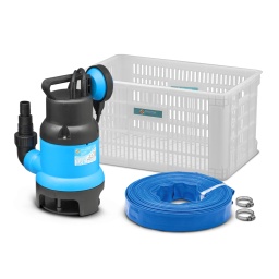 Marque:Ekko pumpsGarantie:2 ansDescription:Grâce au kit Ekko Pump PAS400-PMKIT, votre cave inondée sera sèche et propre en quelques minutes.Le kit est composé d'un bac de filtration pour une meilleure protection et un meilleur rendement de la pompe, un tuyau de refoulement de 10M, de 2 colliers de serrage et d'une pompe vide caves 400W pour eaux chargées.Cette pompe pour eaux chargées est capable d'aspirer des grains d'impuretés jusqu'à 35 mm et permet de refouler l'eau jusqu'à une hauteur maximum de 5 mètres. Elle dispose de deux modes : Un mode automatique (un flotteur permet la mise en marche ou l'arrêt de la pompe) et un mode manuel.Caractéristiques :- Puissance: 400 W- Débit: 7500 L/H- Hauteur de refoulement max: 5 M- Granulométrie max: 35 mm- Câble électrique 10 M- Mode automatique ou manuelCode EAN/GLN:5411074216900Poids:6.50 kg