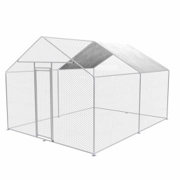 Parc grillagé robuste qui protège les petits ani-maux des prédateurs
Dimensions : 3m x 4m x 2,5m
Surface : 12m2
Structure grillagée : métal galvanisé revêtu de PVC.
Mailles : 45x25
Avec 1 porte
Bâche anti-UV et imperméable
Dimensions tubes ø25x0.65mm
Dispose d’un grand espace permettant aux ani-maux de se mouvoir facilement
Doté d’une bâche qui offre une partie ombragée et une protection contre les intempéries.
Convient pour de petits animaux : poules, lapins
dimensions
Dimensions machine mm
3m x 4m x 2,5m
Poids
Poids brut kg
45
Poids net kg
40.80
emballage
Largeur emballage mm
280
Longueur emballage mm
1.900
Hauteur emballage mm
170
Information générale
Code EAN
9120039233871