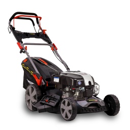 Marque:GARDEO ProGarantie:5 ansDescription:Cette tondeuse thermique autotractée équipée d'un moteur Briggs and Stratton BS750EX est parfaite pour les personnes à la recherche d'un outil puissant et rapide. Grâce à sa largeur de travail de 508 mm, elle est adaptée à la tonte de moyen ou grand terrain. Elle vous offrira un travail parfait grâce à son système de réglage centralisé sur 6 positions permettant d'adapter facilement la hauteur de coupe.
Munie d'une poignée « soft grip », elle vous offre un confort et une prise en main irréprochable. Elle possède également une poignée à l'avant pour faciliter le transport. Cette tondeuse à essence dispose d'un carter en acier résistant aux chocs. Elle est équipée d'un bac récolteur souple avec hard top renforcé de 65 litres afin de vous éviter un grand nombre de trajets jusqu'au compost.Cette tondeuse dispose des fonctions suivantes : Fonction Mulching (Cette fonction vous sera utile si vous souhaitez tondre et fertiliser votre jardin en même temps. Cela améliorera l'aspect ainsi que la santé de votre gazon.) - Éjection arrière - Éjection latérale – Nettoyage du carter intégré – moteur Ready start (démarrage simple et facile sans avoir à amorcer le moteur).Caractéristiques :- Moteur Briggs & Stratton BS750EX ready start (démarrage simple et facile sans avoir à amorcer le moteur).- Puissance: 161 CC / 2.5Kw- Capacité du réservoir essence: 1 L (95/98 oct sans plomb)- Capacité du réservoir huile: 0,6 L (SAE20W-40)- Largeur de travail : 508 mm- Auto-tractée- Système hauteur de coupe : central 6 positions (25 - 75 mm)- Type de carter : Acier- Capacité du bac : 65 L (bac souple avec hard top renforcé)- Roues avant : 173mm - Roues arrière : 228mm- Éjection arrière- Fonction mulching- Éjection latérale- Poignée soft grip- Système de nettoyage du carter intégré- Poignée à l'avant de la tondeuse pour un transport aisé- Poids net : 36.6kg