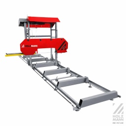 Scie à grumes HOLZMANN BBS920PRO_400V : Puissante, précise et de facile utilisation.La scie à grumes HOLZMANN BBS920PRO_400V est idéale pour les professionnels exigeant une grande précision dans le débitage des grumes en planches.
Garantie 2ans
Qu'il s'agisse de bois résineux, de bois dur, de bois sec ou gelé, cette scierie performante s'adapte à tous les types de bois. Grâce au réglage électrique de la hauteur de coupe et à l'avance électrique de l'unité de coupe, son utilisation est particulièrement confortable et efficace.
La longueur de coupe maximale dépend des rallonges ajoutées ; la version de base atteint 5,2 m.
La même lame de scie convient à tous les types de bois.
Construction robuste et sans vibrations.
Entretien minimal.
Facile à utiliser.
Roulettes moulées de précision.
Guides de précision.
Mandrin excentrique.
Réglage électrique de la hauteur de coupe.
Avance électrique.
Rallonge disponible en option (BBS92O_RB).
Matériel inclus: 1 lame de scie, rallonge de 5.2 m en total.
Données sur les moteurs
Puissance moteur S1 W
11000
Voltage
400 V / 50Hz
dimensions
Dimensions machine mm
6450 x 2360 x 2210
Scies á ruban
Dimensions banda mm
4136 x 34 x 1,1
Vitesse bande abrasive m/min
1080
Volants mm
Ø 475
Diamétre maxi. mm
Ø 920
Ouverture maxi entre les ruban mm
780
Sections complémentaires m
2
Épaisseur des volants mm
1,5 - 2,2
Niveau puissance sonore- vibreur
Niveau de puissance sonore en dB
98
Niveau de pression acoustique en dB
89
Poids
Poids brut kg
599
Poids net kg
520
emballage
Largeur emballage mm
1.120
Longueur emballage mm
2.280
Hauteur emballage mm
860
Information générale
Code EAN
9120132141165