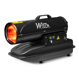 Marque:WARM TECHGarantie:2 ansDescription:Ce canon à chaleur de la marque Warm Tech peut être utilisé aussi bien à l'intérieur qu'à l'extérieur. Il est idéal pour chauffer, sécher et mettre hors gel des espaces ventilés. Il diffuse un bon flux d'air chaud grâce à une puissance de chauffe de 15 KW et un débit d'air de 530 m³/ h. Il est doté d'une chambre de combustion en inox avec ventilation. Il dispose d'un thermostat avec écran indiquant la température ambiante.Il fonctionne au diesel (gazole) et possède un réservoir de 19 litres. Ce canon à chaleur est particulièrement robuste et garantit une bonne durée de vie. Il est facile à déplacer et à transporter grâce sa poignée supérieure.
aractéristiques :- Fonctionne au diesel (gazole)- Puissance de chauffe 15KW / 51180 Btu/h- Puissance moteur 180 W- Ventilation: 530 m³/H- Consommation: 1,3 kg/H- Capacité du réservoir: 19 L- Chambre de combustion en inox avec ventilation- Avec thermostat et écran indiquant la température ambiante- Dimensions: 60 x 24 x 43 cm- Aussi bien pour l'intérieur que pour l'extérieur, pour chauffer, sécher et mettre hors gel des espaces ventilés- Idéal pour utiliser sur un chantier- Indice de protection IP24- Poids net : 14.5 kg- garantie 2 ansCode EAN/GLN:5411074246792Poids:16.00 kg