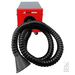 Le système d'extraction des fumées de soudage HOLZMANN SRABS750_230V se distingue par sa conception compacte et peut être utilisé en configuration mobile ou fixe. Grâce à son système de filtration à 3 étapes comprenant des préfiltres à mailles métalliques, des filtres primaire et secondaire, ainsi qu'un tuyau d'extraction (Ø 58 mm, 1,5 m de long) avec entonnoir, le système atteint de série la classe de filtration W1.
Efficacité de séparation : > 95 %
Classe de filtration : W1
Concentration des émissions : < 4 mg/m³
IPX2
Données sur les moteurs
Puissance moteur S1 W
350
Voltage
230 V / 50 Hz
dimensions
Dimensions machine mm
560 x 430 x 430
Aspirateurs
Capacité aspiration m³/h
750
Dépression Pa
800
Niveau puissance sonore- vibreur
Niveau de puissance sonore en dB
74
Niveau de pression acoustique en dB
53
Poids
Poids brut kg
32
Poids net kg
27.50
emballage
Largeur emballage mm
410
Longueur emballage mm
930
Hauteur emballage mm
370
Information générale
Code EAN
9120132141653